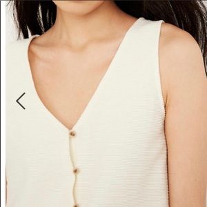 Texture and thread tie front tank from Madewell